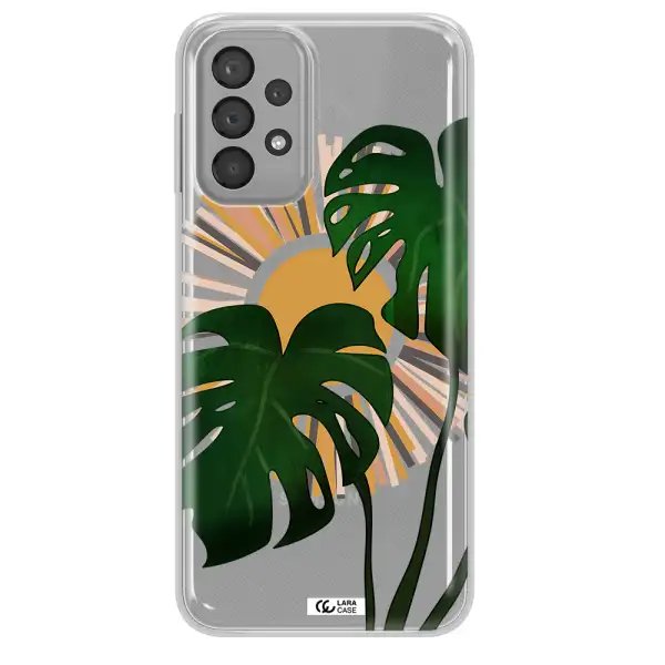 Monstera Leaf Samsung A33 Clear TPU Case