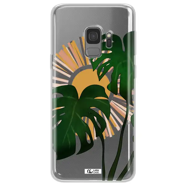 Monstera Leaf Samsung S9 Clear TPU Case