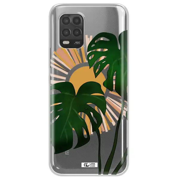Monstera Leaf Xiaomi Mi 10 Lite Clear TPU Case