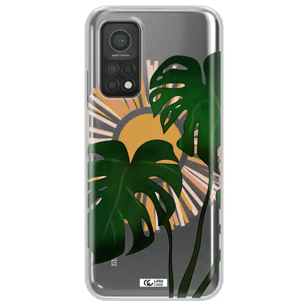 Monstera Leaf Xiaomi Mi 10T Clear TPU Case