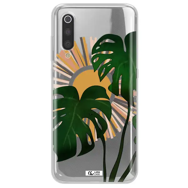Monstera Leaf Xiaomi Mi 9 Clear TPU Case