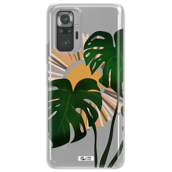 Monstera Leaf Xiaomi Note 10 Pro Clear TPU Case