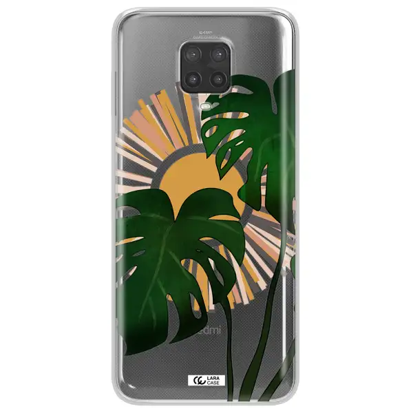 Monstera Leaf Xiaomi Note 9 Pro Clear TPU Case