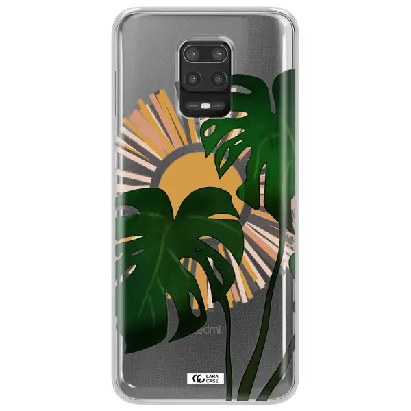 Monstera Leaf Xiaomi Note 9S Clear TPU Case