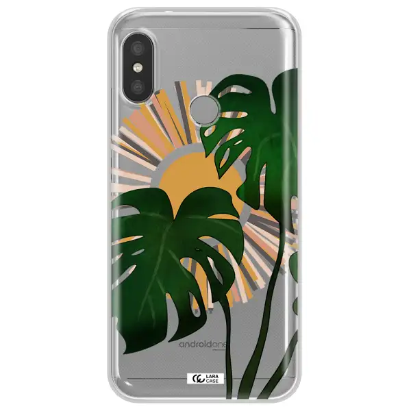 Monstera Leaf Xiaomi Redmi 6 Pro Clear TPU Case