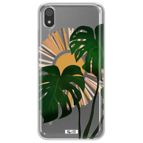 Monstera Leaf Xiaomi Redmi 7A Clear TPU Case