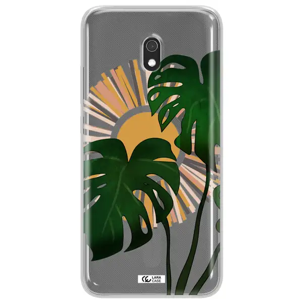 Monstera Leaf Xiaomi Redmi 8A Clear TPU Case