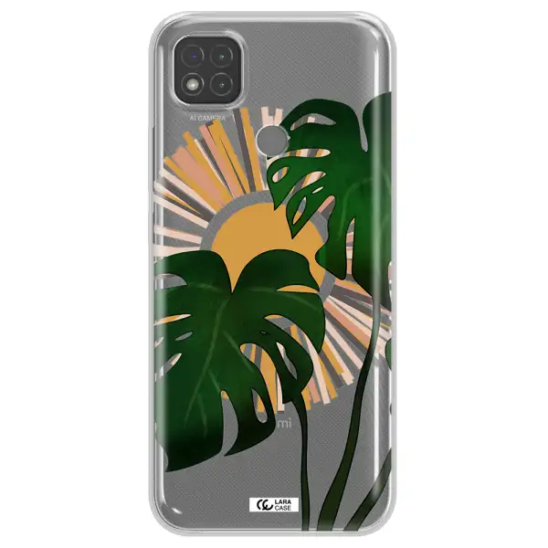 Monstera Leaf Xiaomi Redmi 9C Clear TPU Case