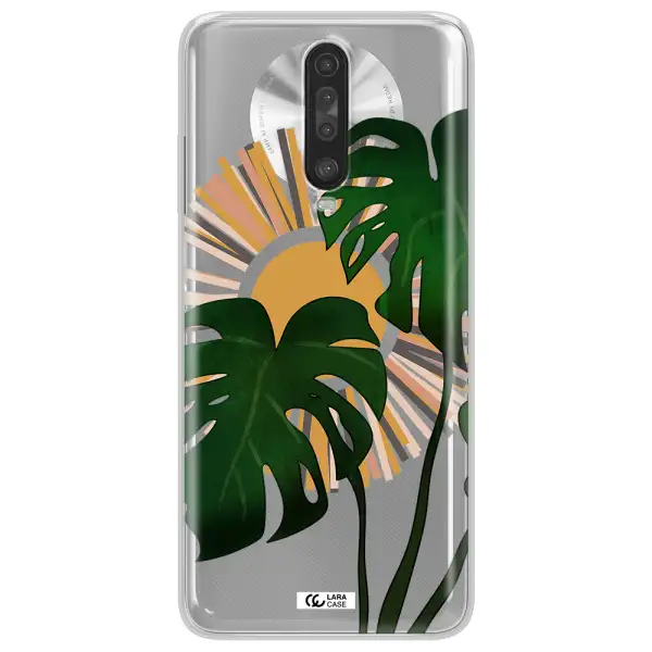 Monstera Leaf Xiaomi Redmi K30 Clear TPU Case