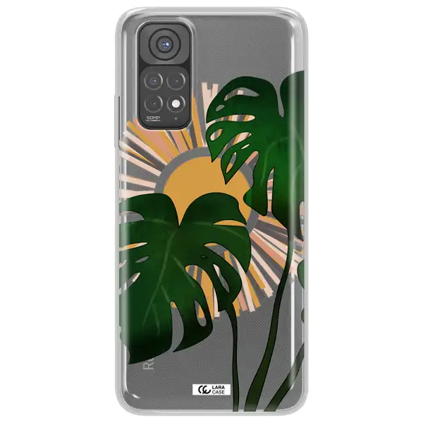 Monstera Leaf Xiaomi Redmi Note 11 Clear TPU Case