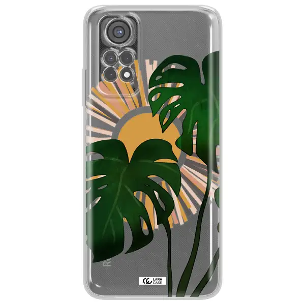 Monstera Leaf Xiaomi Redmi Note 11S Clear Tpu Case