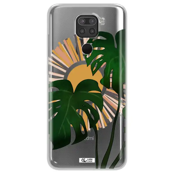 Monstera Leaf Xiaomi Redmi Note 9 Clear TPU Case