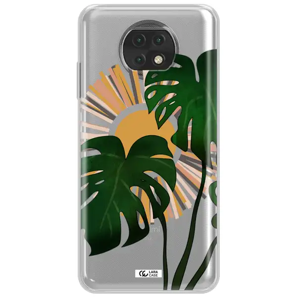 Monstera Leaf Xiaomi Redmi Note 9T Clear Tpu Case