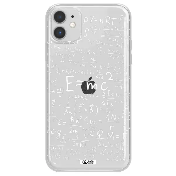 Physics Blackboard Apple iPhone 11 Clear TPU Case