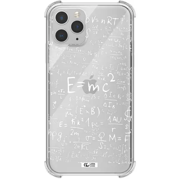 Physics Blackboard Apple iPhone 11 pro Clear PC Case