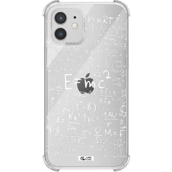 Physics Blackboard Apple iPhone 12 Clear PC Case