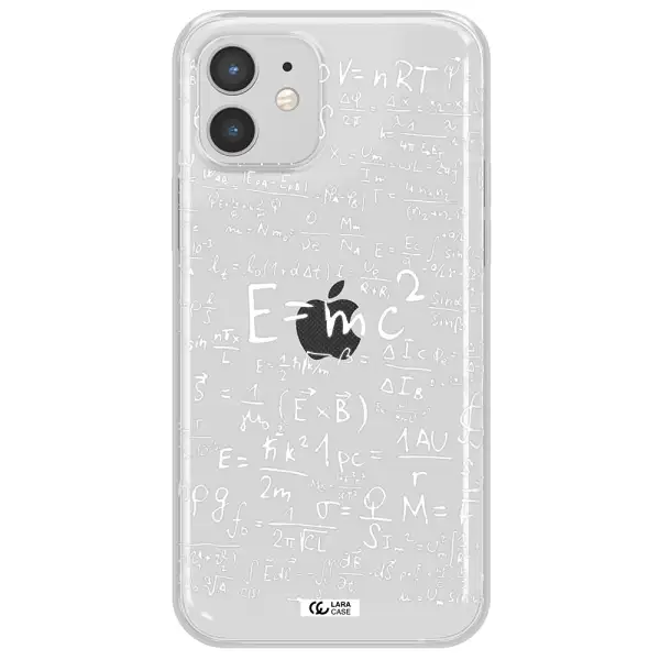 Physics Blackboard Apple iPhone 12 Clear TPU Case