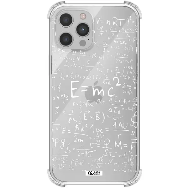 Physics Blackboard Apple iPhone 12 pro max Clear PC Case
