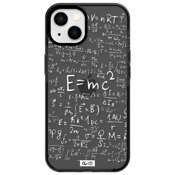 Physics Blackboard Apple iPhone 13 impact Smoke Black Case