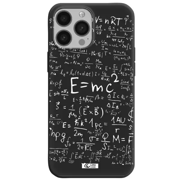 Physics Blackboard Apple iPhone 13 Pro Max Silicone black Case