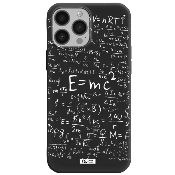 Physics Blackboard Apple iPhone 13 Pro Silicone black Case