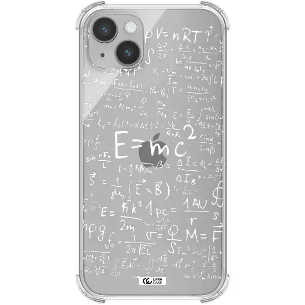 Physics Blackboard Apple iPhone 14 Clear PC Case