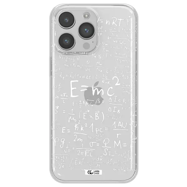 Physics Blackboard Apple iPhone 14 pro max Clear TPU Case