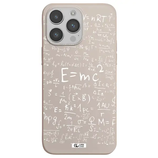 Physics Blackboard Apple iPhone 14 pro Silicone Stone Case
