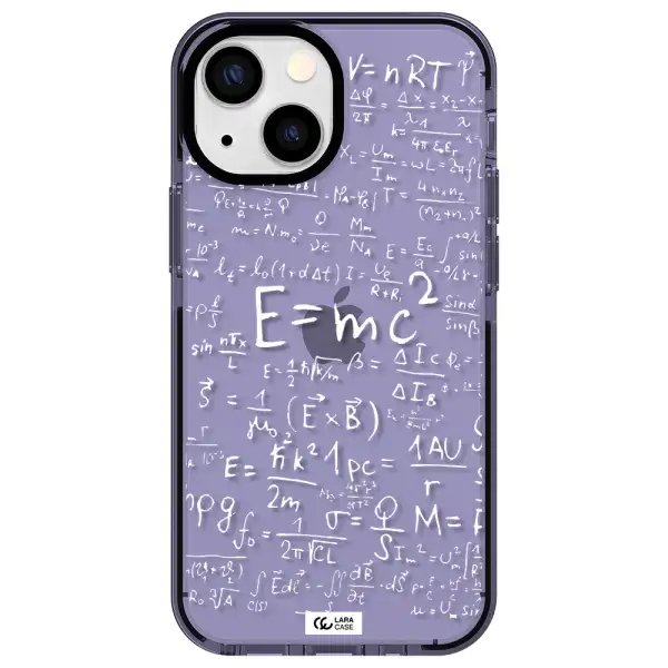 Physics Blackboard Apple iPhone 15 impact Lilac Case