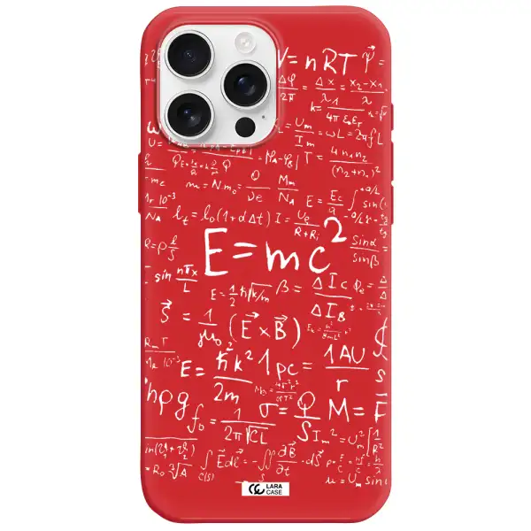 Physics Blackboard Apple Iphone 16 Pro Max Silicone Stone Case