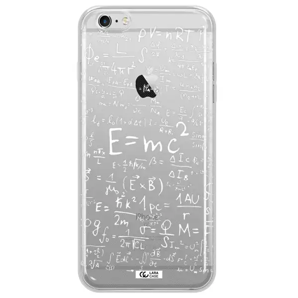 Physics Blackboard Apple iPhone 6 s plus Clear TPU Case
