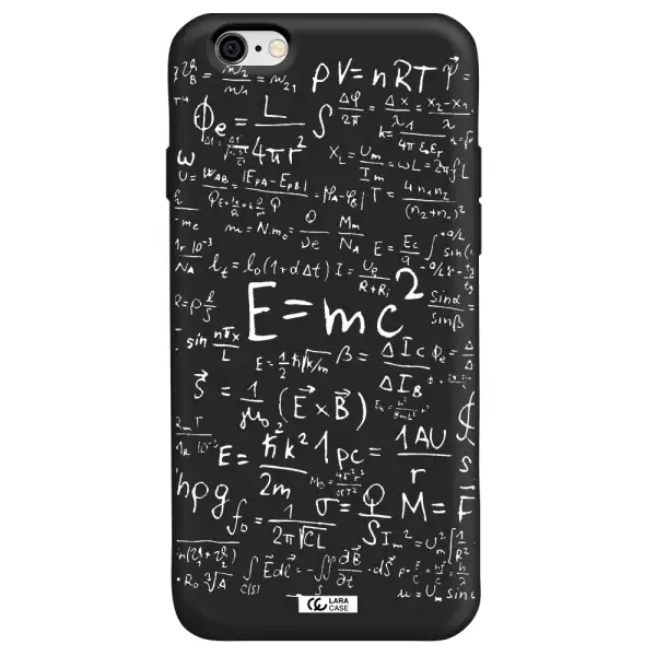 Physics Blackboard Apple iPhone 6 Silicone black Case