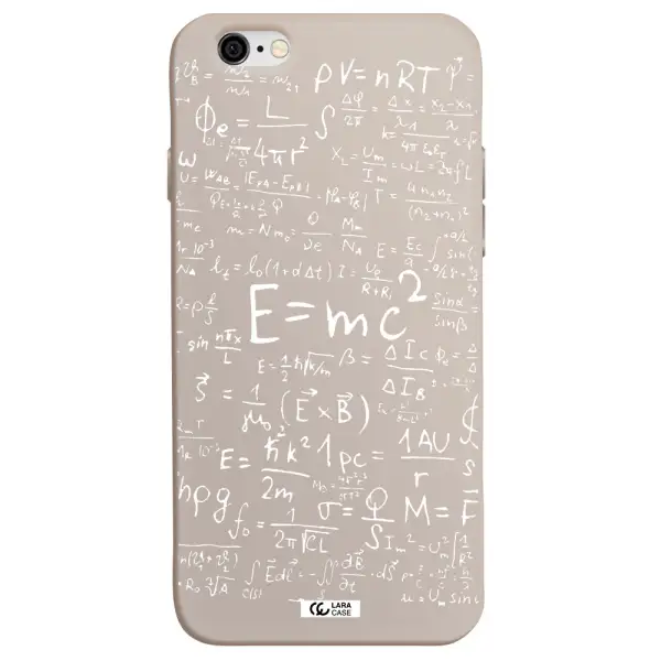 Physics Blackboard Apple iPhone 6 Silicone Stone Case