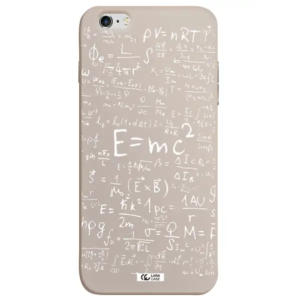 Physics Blackboard Apple iPhone 6S Silicone Stone Case