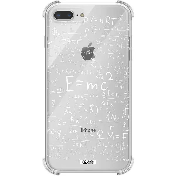 Physics Blackboard Apple iPhone 7 plus Clear PC Case