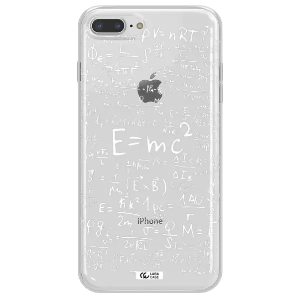 Physics Blackboard Apple iPhone 7 plus Clear TPU Case