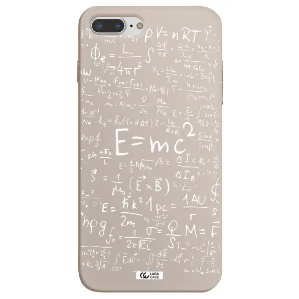 Physics Blackboard Apple iPhone 7 plus Silicone Stone Case