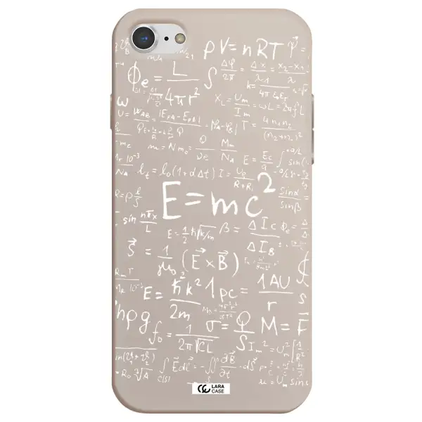 Physics Blackboard Apple iPhone 7 Silicone Stone Case