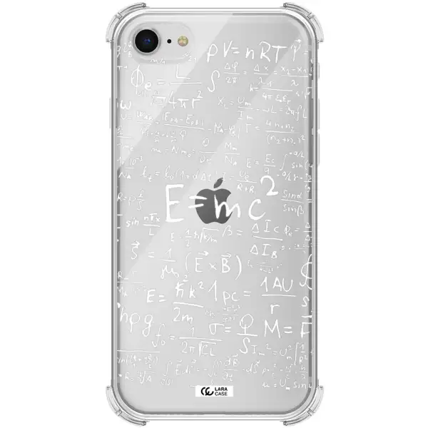 Physics Blackboard Apple iPhone se 2020 Clear PC Case