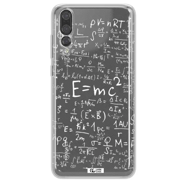 Physics Blackboard Huawei P20 Pro Clear TPU Case