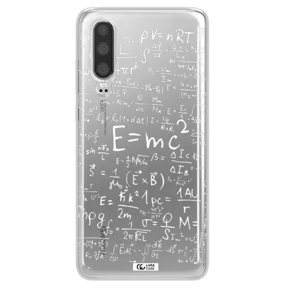 Physics Blackboard Huawei P30 Clear TPU Case