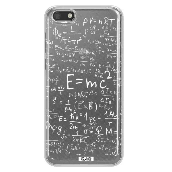 Physics Blackboard Huawei Y5 2018 Clear TPU Case