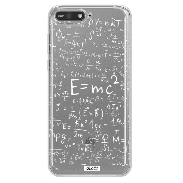 Physics Blackboard Huawei Y6 2018 Clear TPU Case