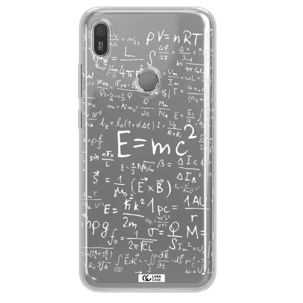 Physics Blackboard Huawei Y6 2019 Clear TPU Case