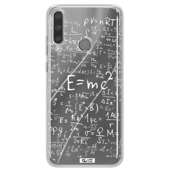 Physics Blackboard Huawei Y6P Clear TPU Case