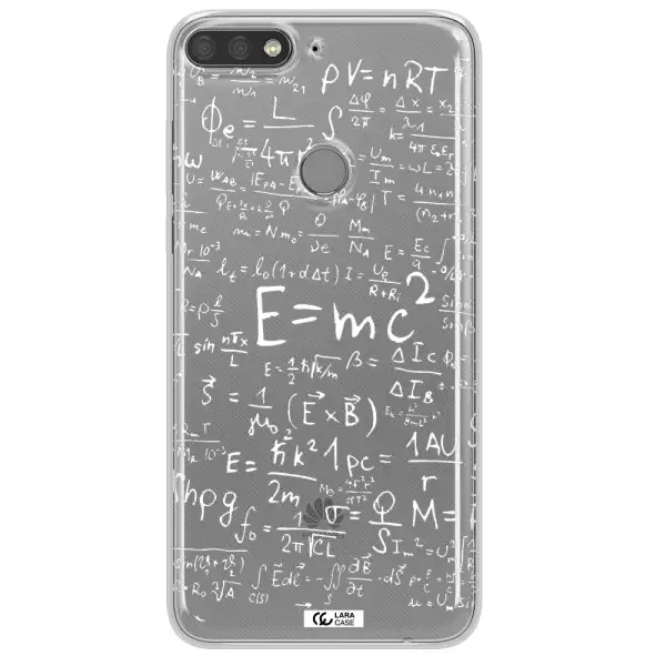 Physics Blackboard Huawei Y7 Prime 2018 Clear TPU Case