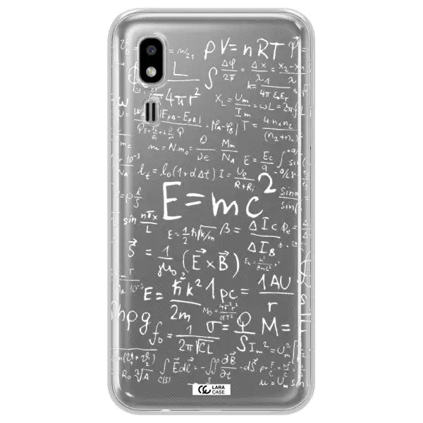 Physics Blackboard Samsung A2 Core Clear TPU Case