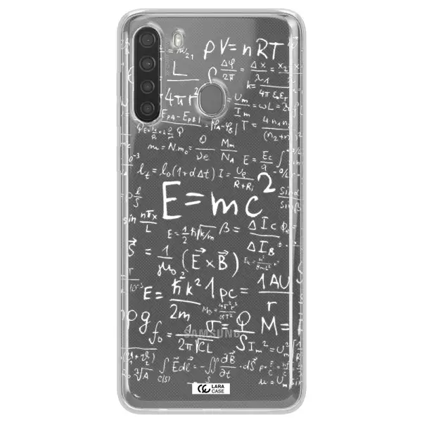 Physics Blackboard Samsung A21 Clear TPU Case