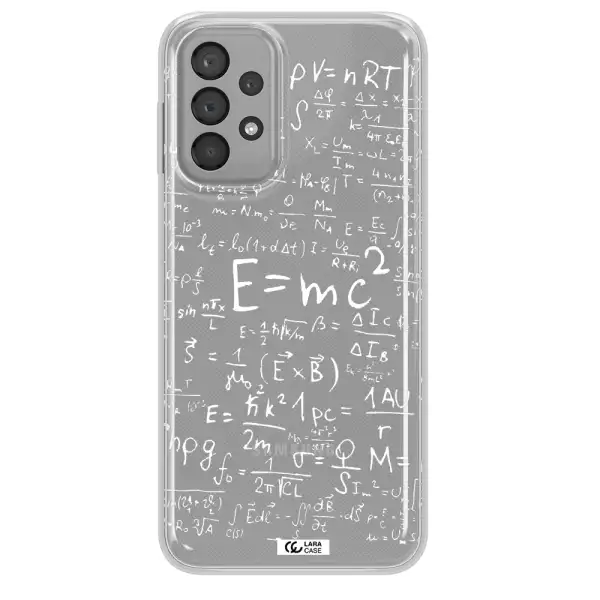 Physics Blackboard Samsung A23 Clear TPU Case