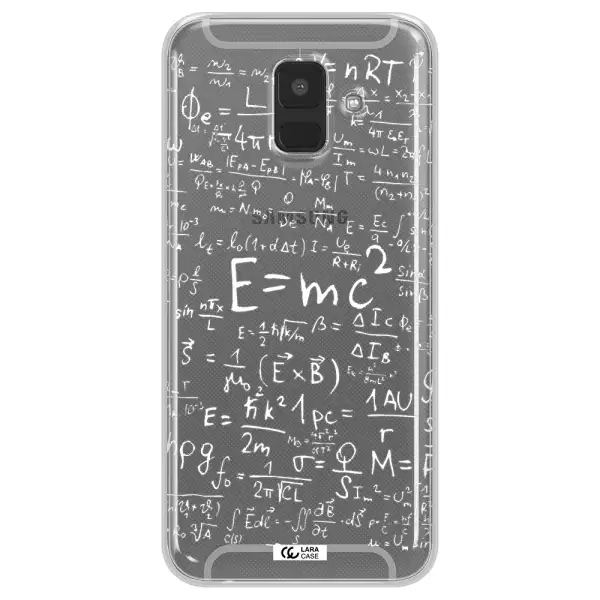 Physics Blackboard Samsung A6 Clear TPU Case